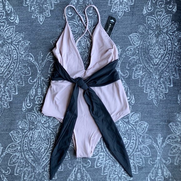 Tavik Candice One Piece Clay/Black Colorblocked XS - Picture 3 of 8
